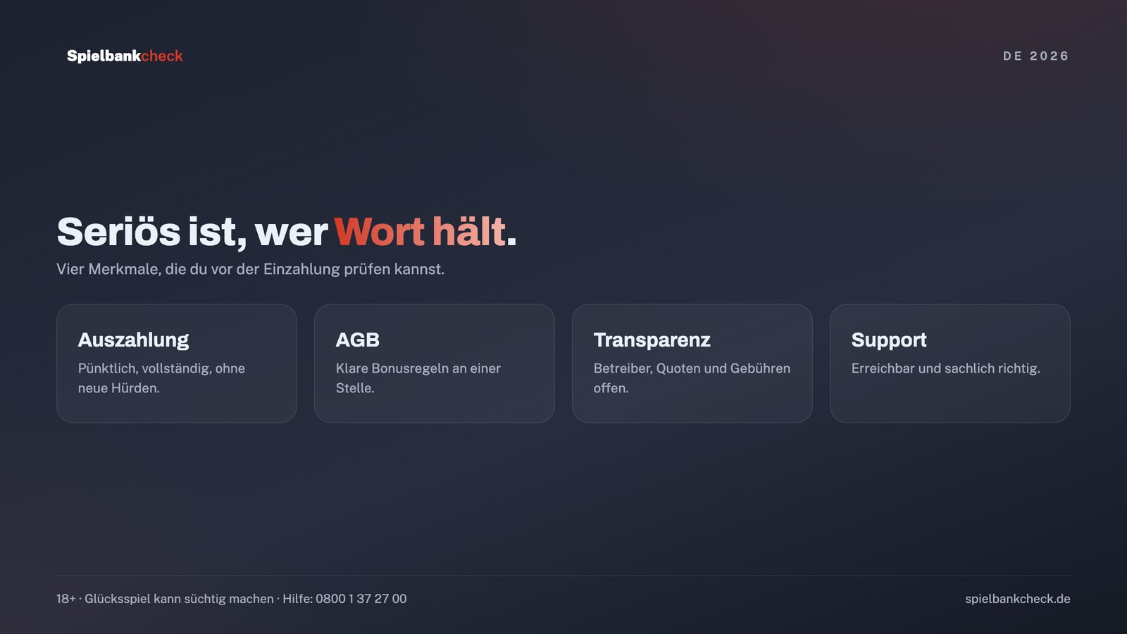 Seriöse Online Casinos erkennen: Auszahlung, AGB, Transparenz und Kundendienst